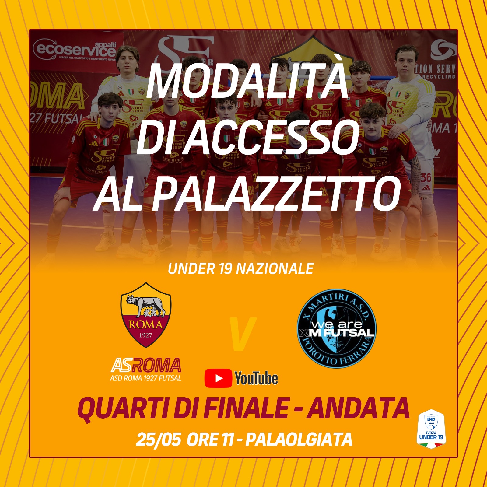 U19 | Biglietteria Roma 1927 - X Martiri
